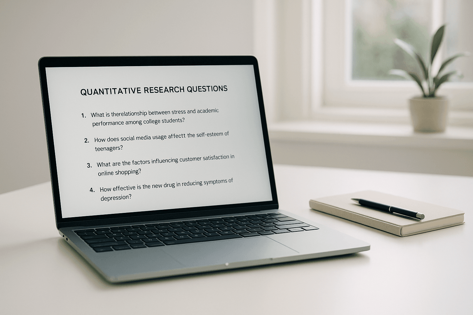 A comprehensive guide to quantitative research questions: categories, examples, and writing tips