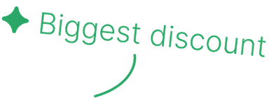 Biggest discount
