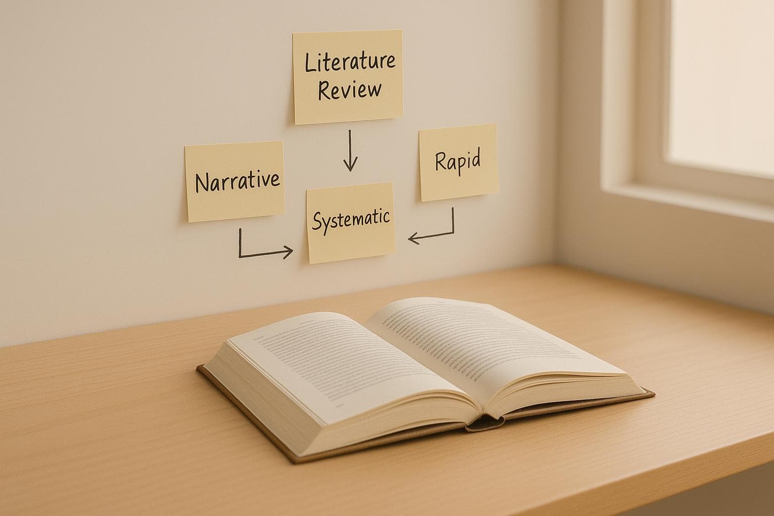 What are the various types of literature review?