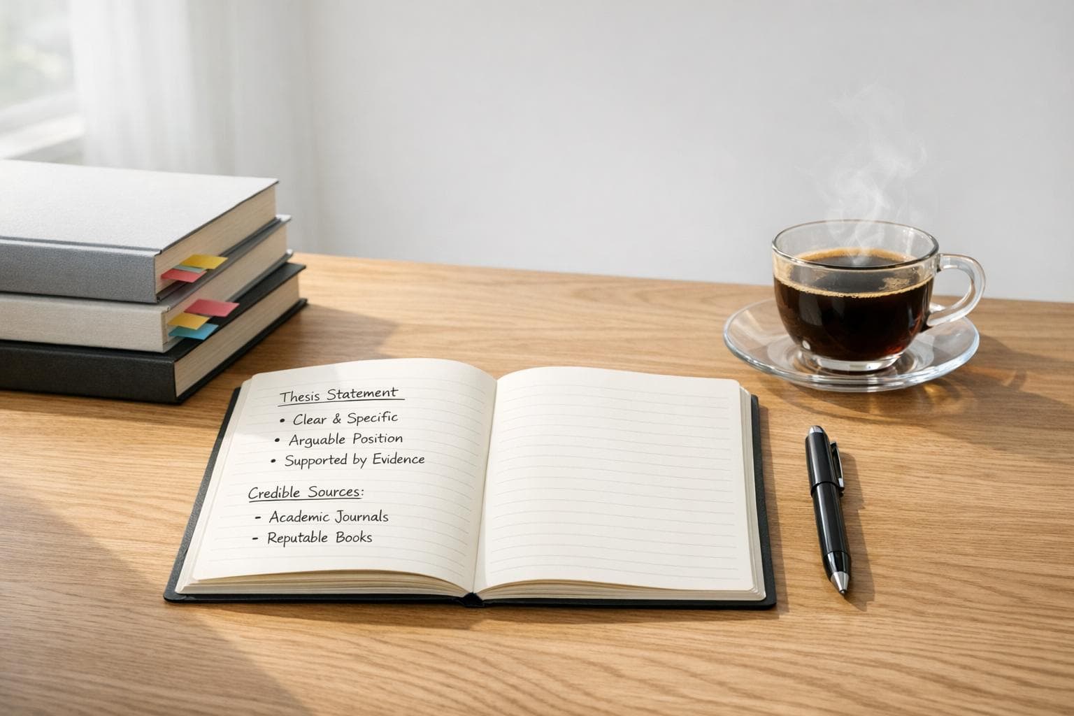 How to Write a Strong Thesis Statement Backed by Credible Sources