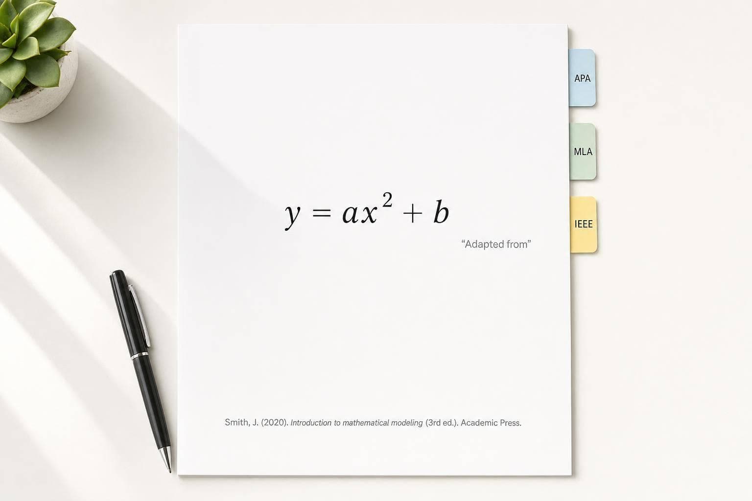 How to Cite an Equation (APA, MLA, IEEE) With Examples