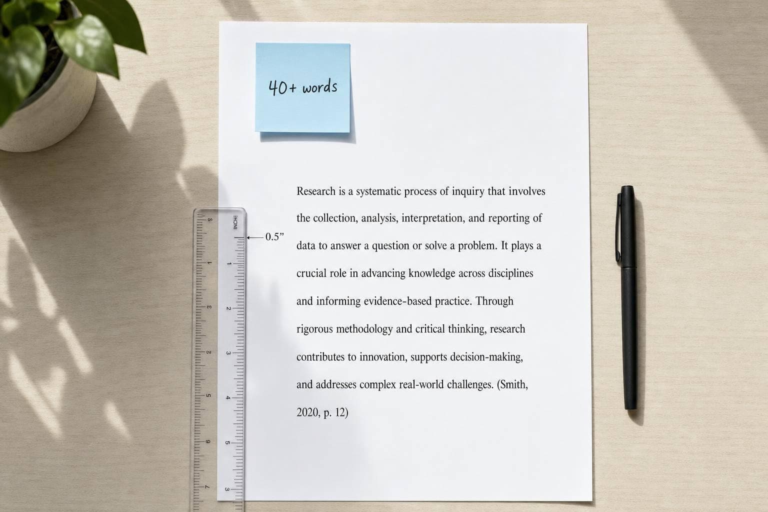 APA Block Quotes: When and How to Quote a Full Paragraph