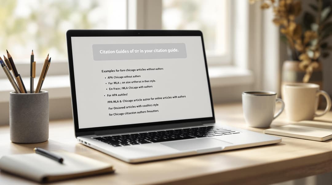 Note Reference Online How to Cite Online Articles Without an Author in Various Citation Styles