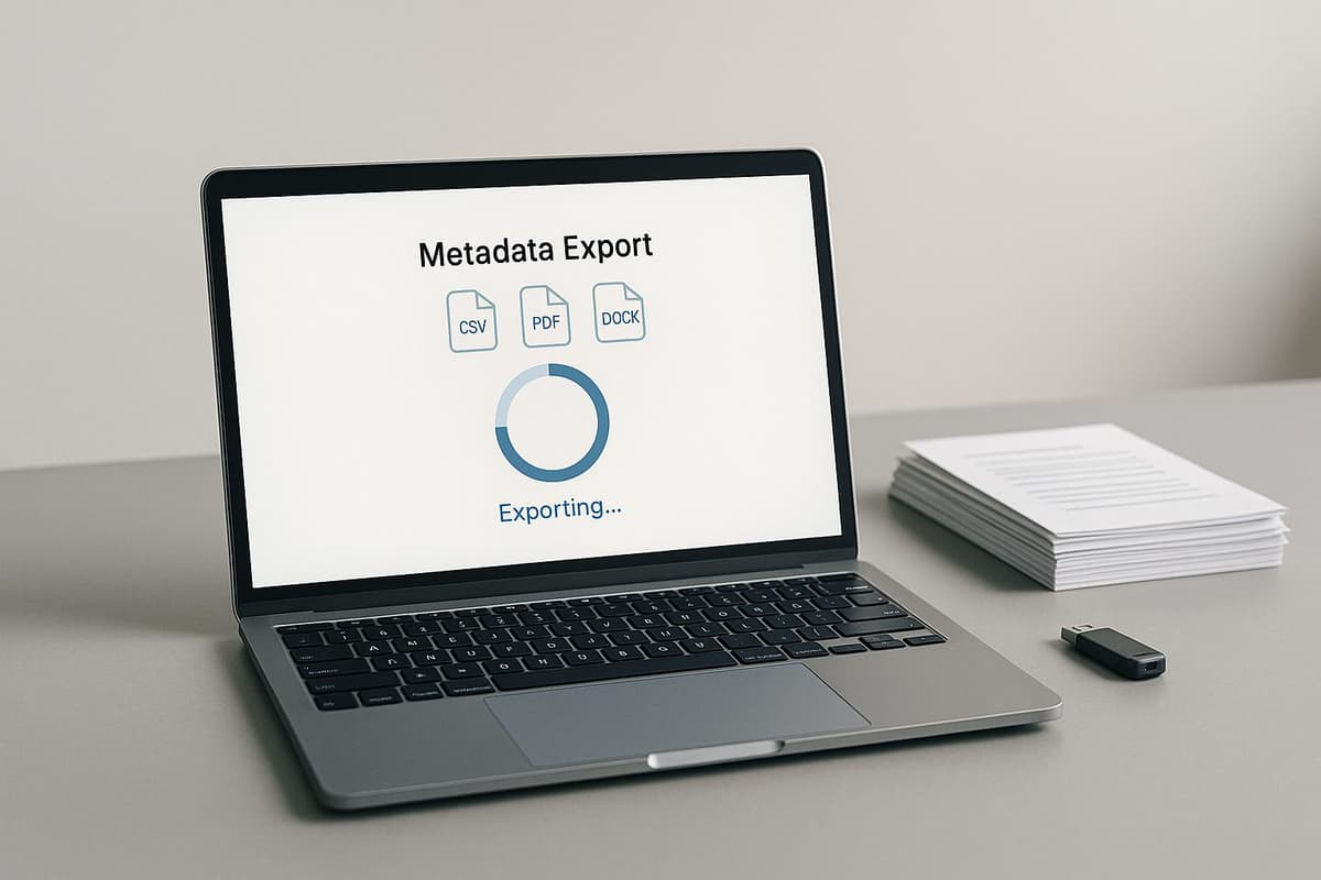How to Export Metadata in Common File Formats
