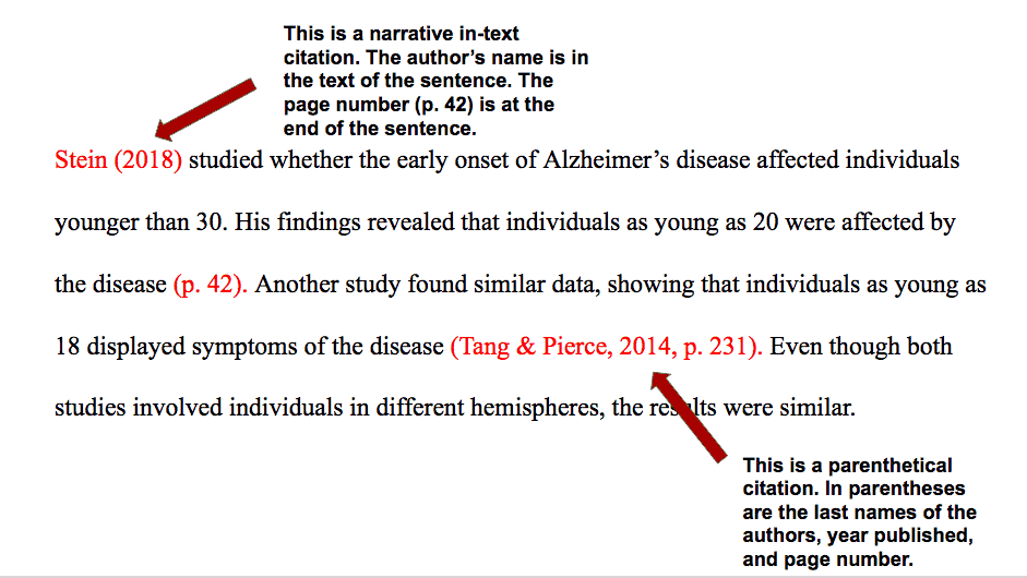 Step-by-Step In-Text Citations