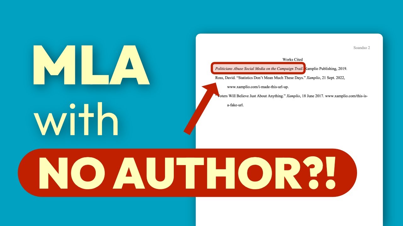 Handling Missing Author Information
